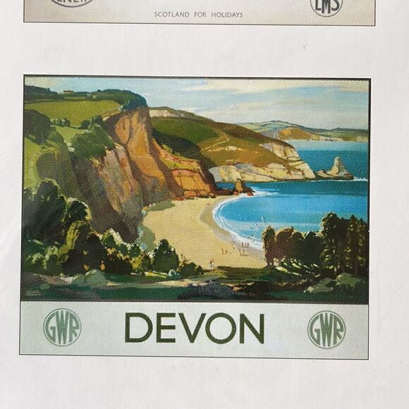 🇬🇧NWT British vintage railway posters calendar collectible - Picture 11 of 15